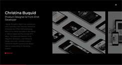 Desktop Screenshot of christinabuquid.com